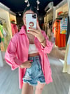 Şeker Pembe Neon Gömlek