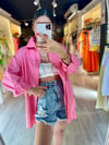Şeker Pembe Neon Gömlek