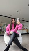 Şeker Pembe Yarım Fermuarlı Sweat 