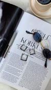 Silver Çelik 3lü Kare Küpe