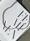 Silver Su Yolu Dönmeyen Özel Seri Çelik Kolye (40 cm)