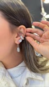 Silver Taşlı Kıkırdak Küpe