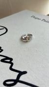 Silver Taşlı Tiffany Ayarlanabilir Yüzük