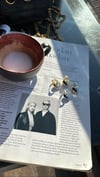 Silver Zirkon Taşlı Kalp Küpe