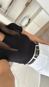 Siyah Sıfır Kol Basic Dilvin Crop Bluz