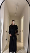 Siyah Bisiklet Yaka Modal Sweat Takım 