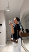 Siyah Dar Kesim Basic Ravi Tshirt