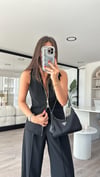Siyah Fermuarlı Marka Model Yelek