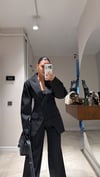 Siyah Gabardin Ravi Ceket Takım 