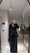 Siyah Gabardin Ravi Ceket Takım 