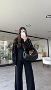 Siyah İncili Marka Model Pantolon Takım
