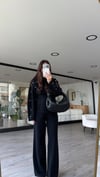 Siyah İncili Marka Model Pantolon Takım