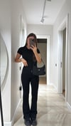 Siyah İspanyol Paça Marka Model Basic Takım