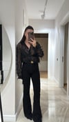 Siyah İspanyol Paça Marka Model Jean