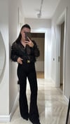 Siyah İspanyol Paça Marka Model Jean
