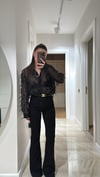 Siyah İspanyol Paça Marka Model Jean