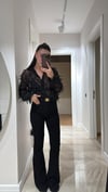 Siyah İspanyol Paça Marka Model Jean