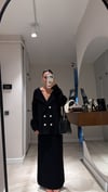 Siyah Kruvaze Yaka Triko Takım