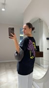 Siyah Lakers Yazılı Tshirt