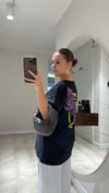 Siyah Lakers Yazılı Tshirt