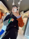 Siyah Marka Model Kol Detaylı Sweat