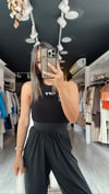 Siyah Marka Model OFF Halter Yaka Atlet