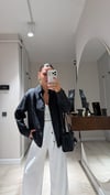 Siyah Ön Düğmeli Marka Model Gömlek