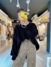 Siyah Oversize Kazak 