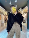 Siyah Oversize Kazak 