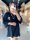 Siyah Papatya Tshirt