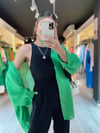 Siyah Rengi Sıfır Kol Body Bluz 