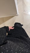 Siyah Taşlı Gömlek Pantolon Takım