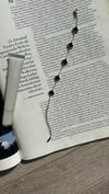 Siyah Taşlı Yonca Bileklik