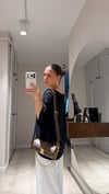 Siyah V Yaka Marka Model Basic Tişört