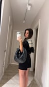 Siyah Yüksek Bel Denim Şort