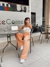Somon Bol Paça Keten Pantolon 
