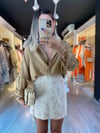 Sütlü Kahve Oversize Gömlek 