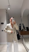 Taş Arka Düğme Detaylı Marka Model Blazer Ceket 