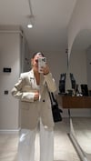 Taş Arka Düğme Detaylı Marka Model Blazer Ceket 