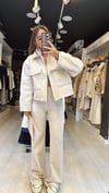 Taş Beli Lastikli Bol Paça Basic Pantolon