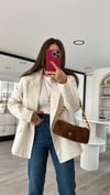 Taş Keten Blazer Ceket 