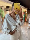 Taş Rengi Oversize Gömlek