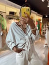 Taş Rengi Oversize Gömlek