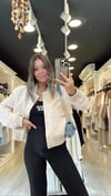 Taş Renk Bomber Ceket