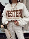 Taş Renk Western Sweat