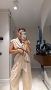 Taş Renk Yelekli Premium Ravi Takım