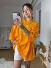 Turuncu Arkası Yazılı Tshirt