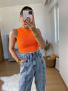 Turuncu Neon Çelik Triko