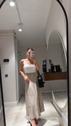 Vizon A Kesim Uzun  Triko Etek