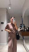 Vizon Bisiklet Yaka Kısa Kol Triko Takım